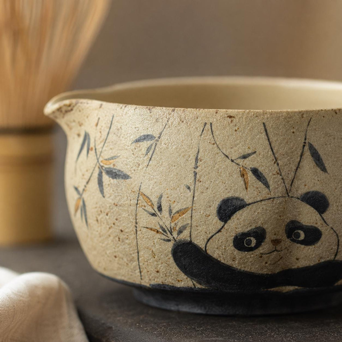 Matcha Set – Panda Pattern