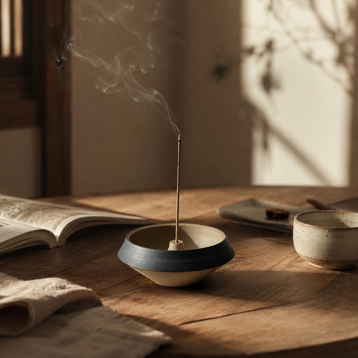 Japanese Incense Holder Decor - Wabi Sabi Incense Burner
