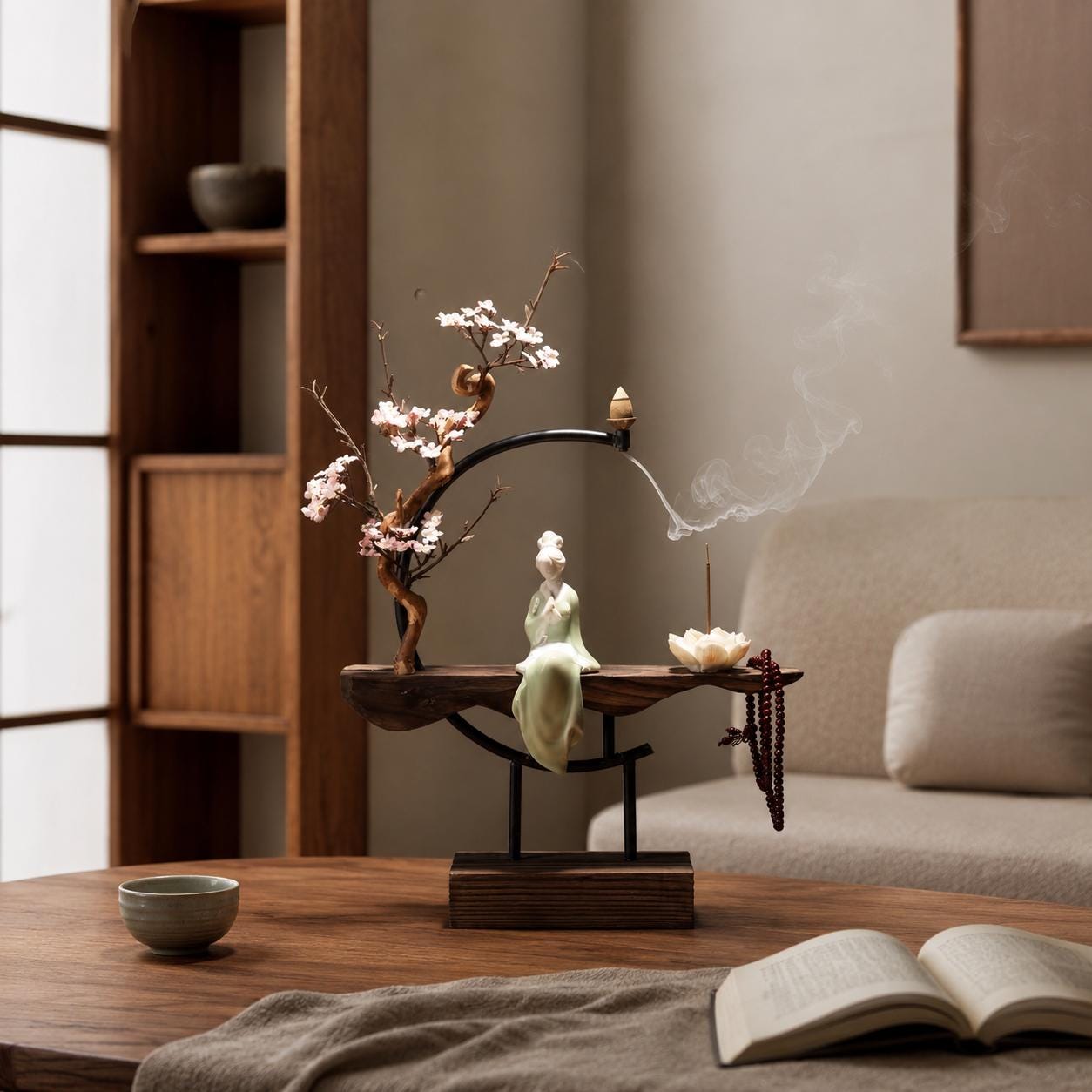 Porte-encens décoratif – Brûle-encens décoratif Wabi Sabi