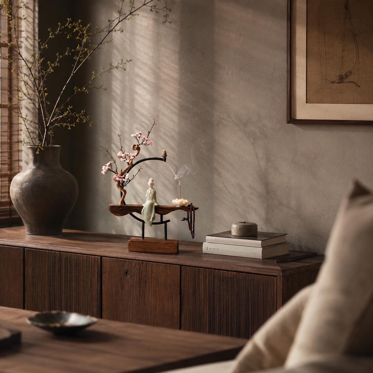 Porte-encens décoratif – Brûle-encens décoratif Wabi Sabi