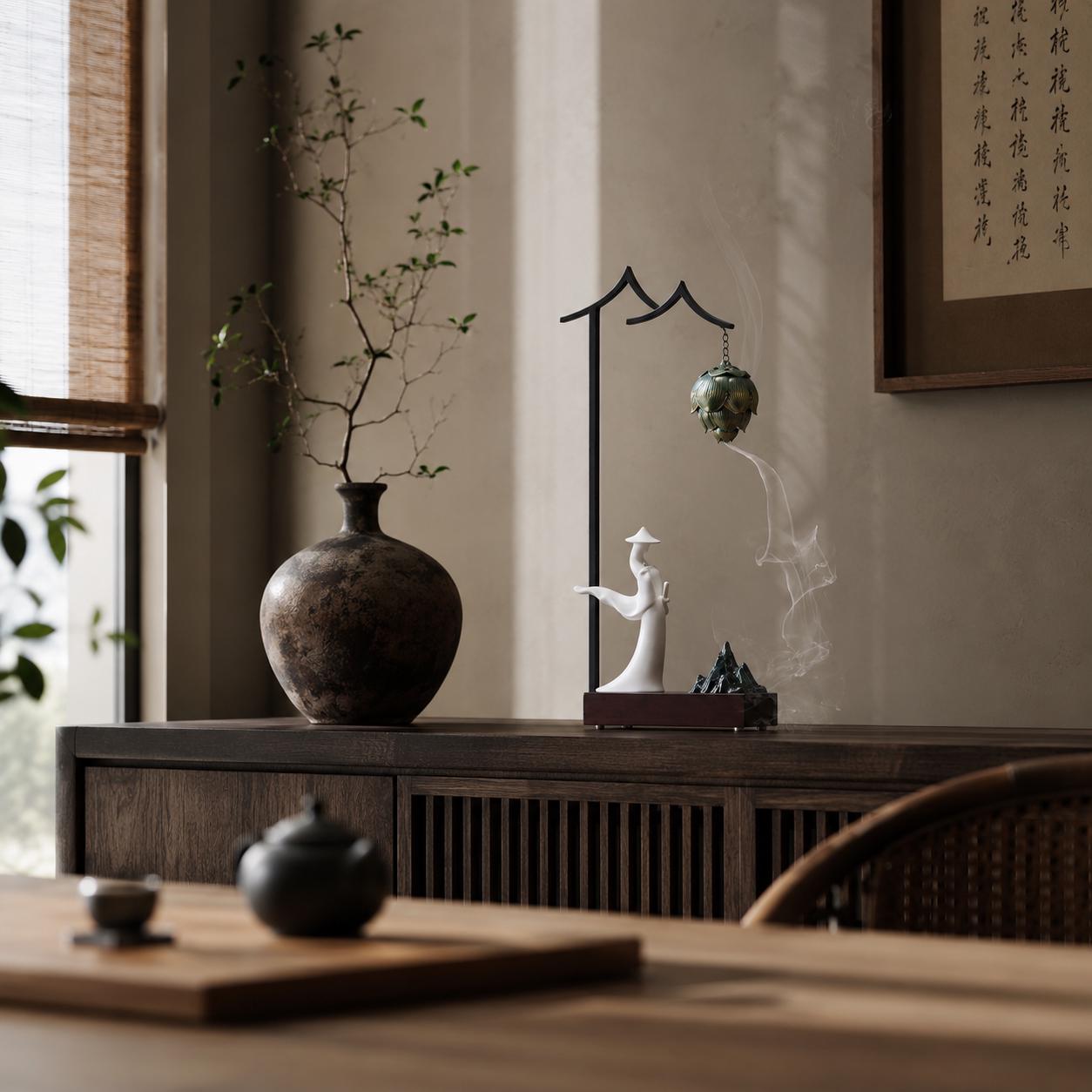Japanese Incense Holder - Minimalist Incense Burner