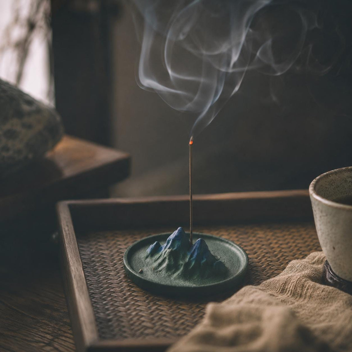 Incense Holder – Mountain Ceramic
