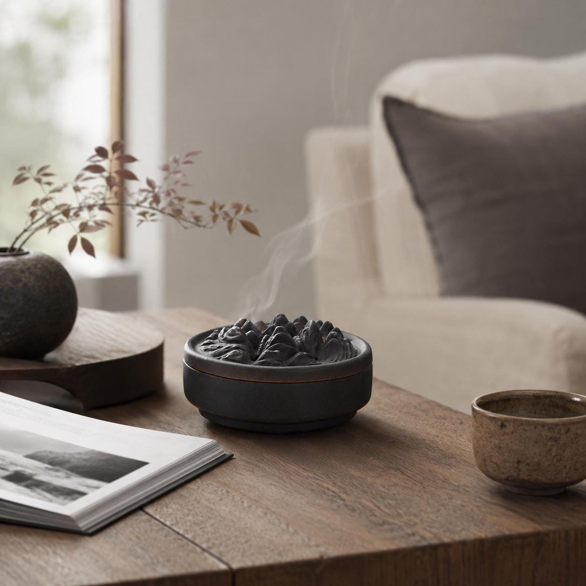 Mountain Incense Coil Holder