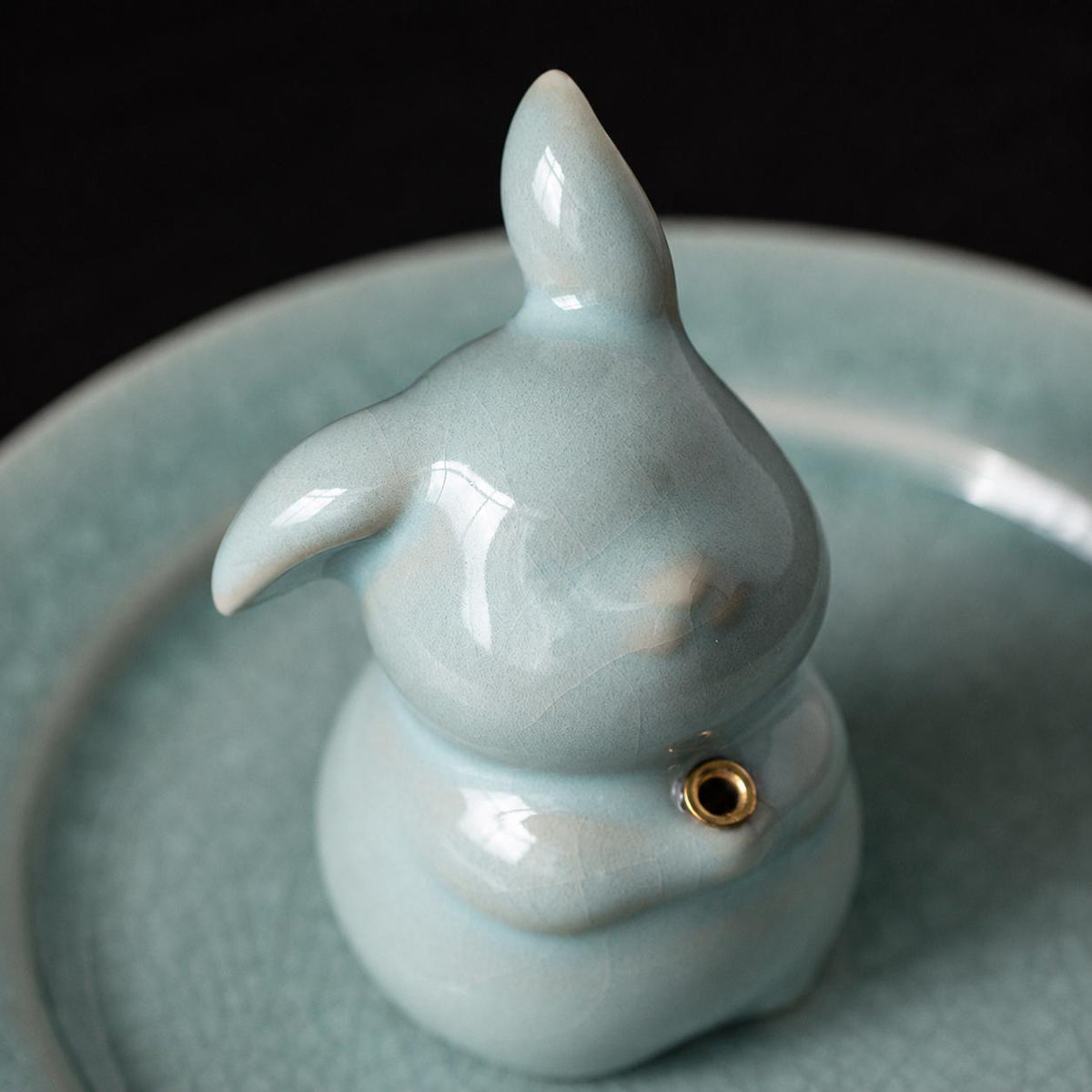 Ceramic Figurine Incense Holder