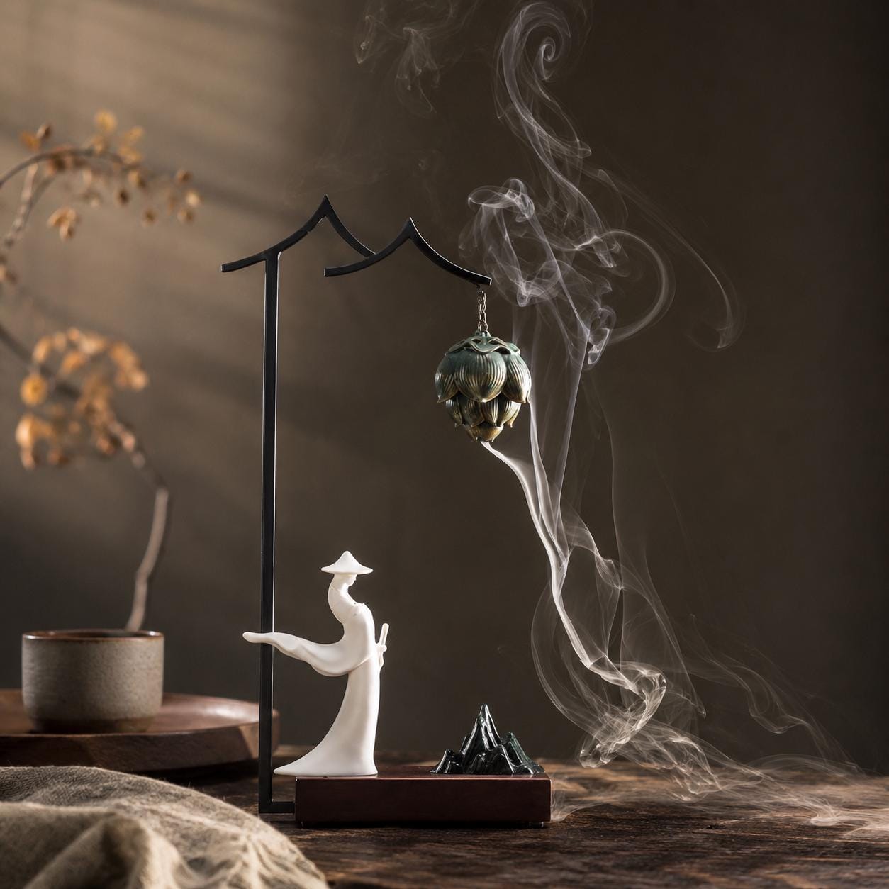 Japanese Incense Holder - Minimalist Incense Burner