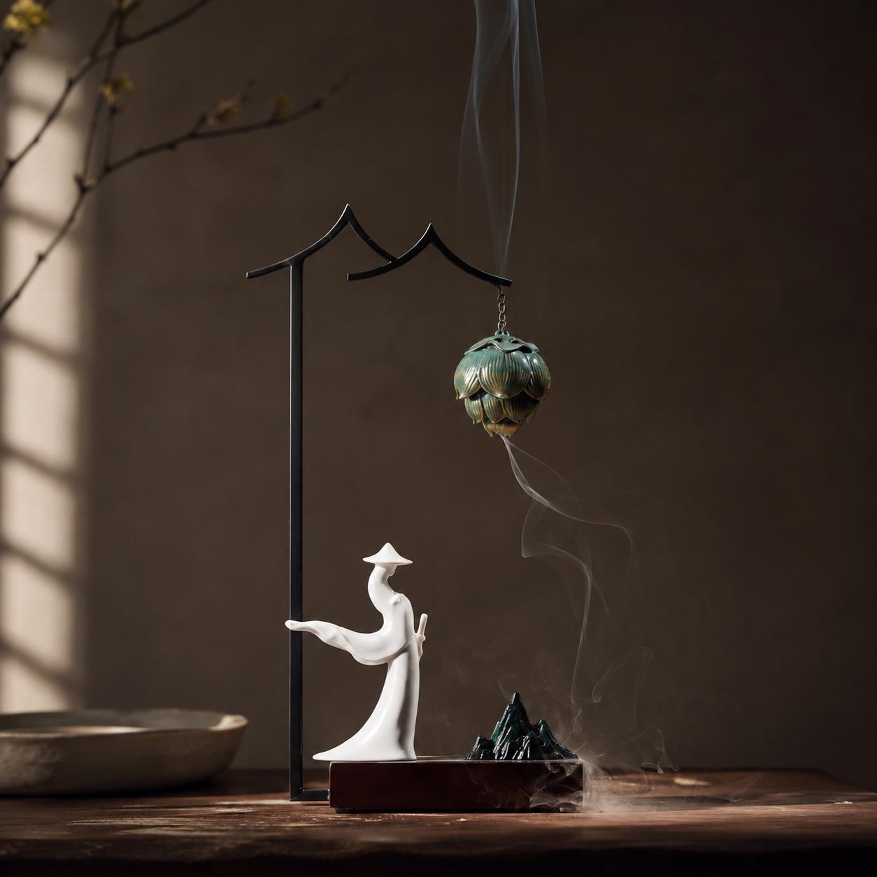 Japanese Incense Holder - Minimalist Incense Burner