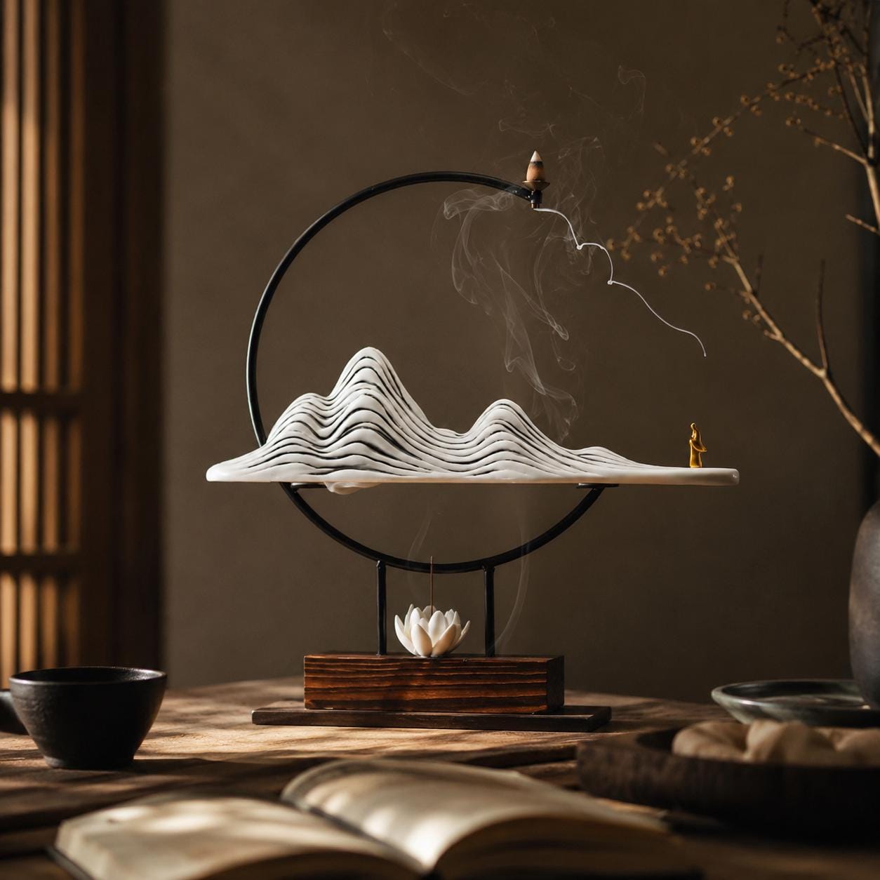 Handmade Incense Holder - Decorative Wabi Sabi Incense Burner