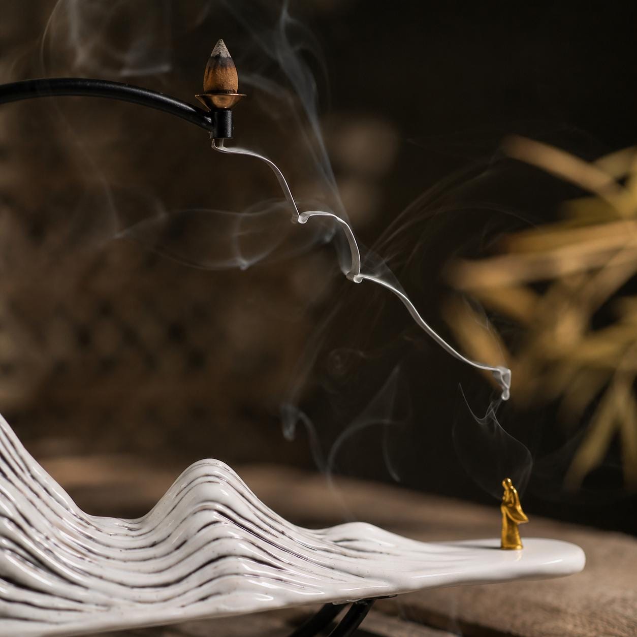 Handmade Incense Holder - Decorative Wabi Sabi Incense Burner