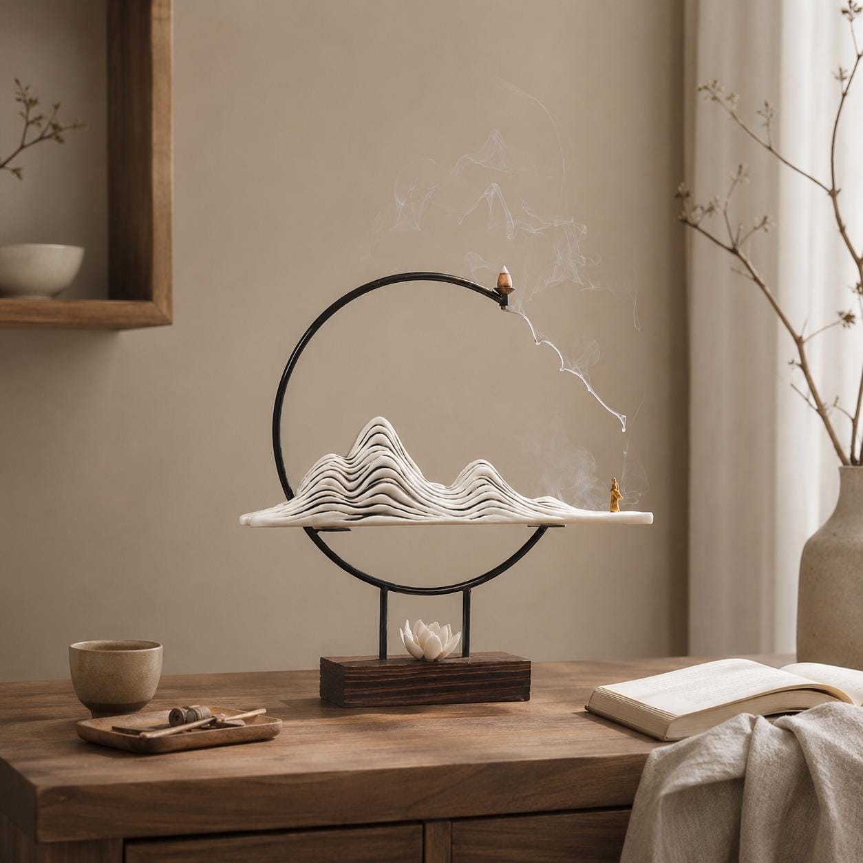 Handmade Incense Holder - Decorative Wabi Sabi Incense Burner