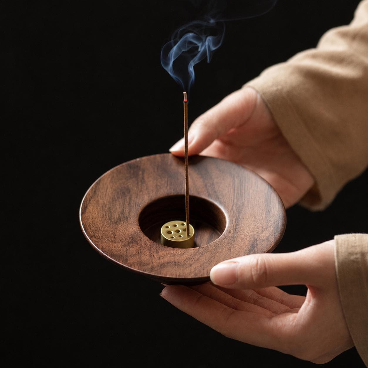 Porte-encens japonais pour la maison - Brûle-encens Wabi Sabi