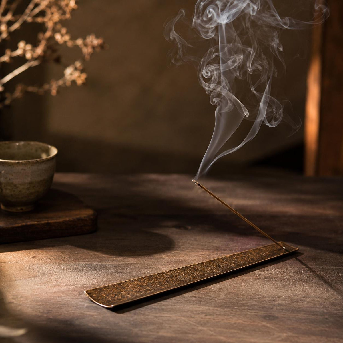 Rectangular Metal Incense Holder