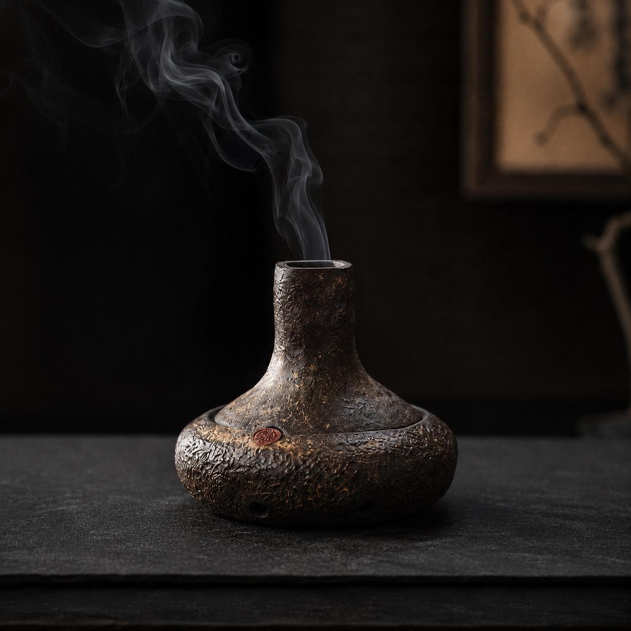 Porte-encens Japandi - Décoration de brûleur d'encens contemporain