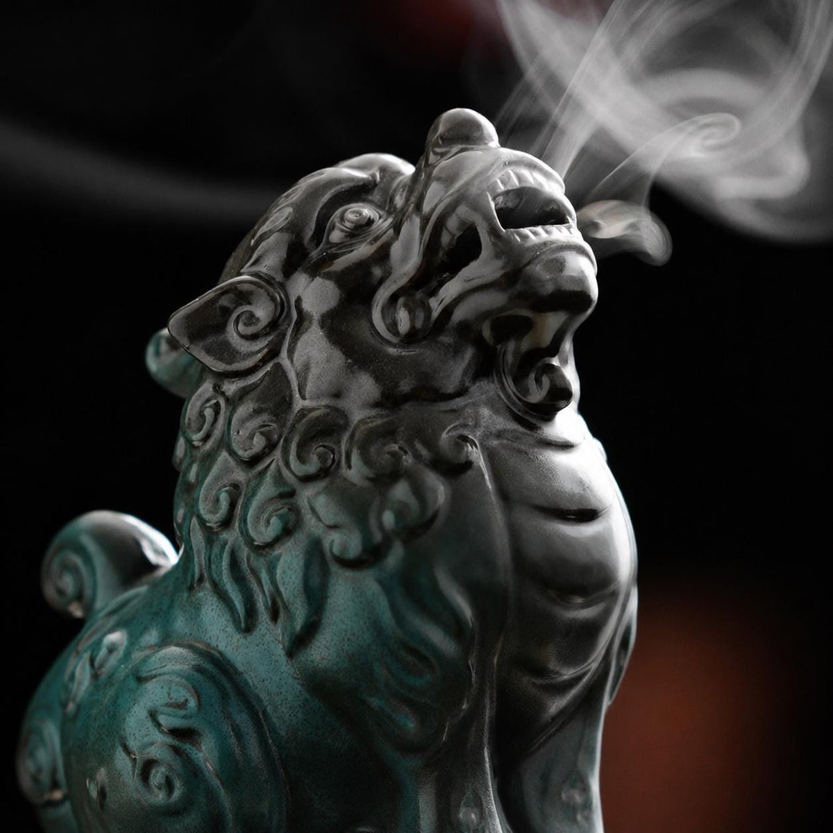 Incense Holder – Lion Blue