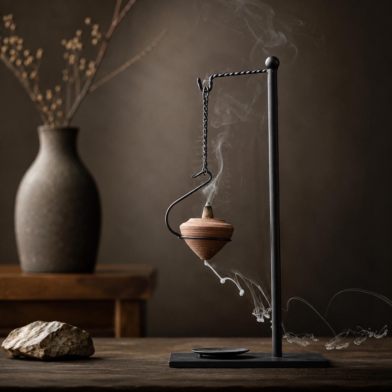 Organic Incense Holder - Japandi Ceramic Incense Burner
