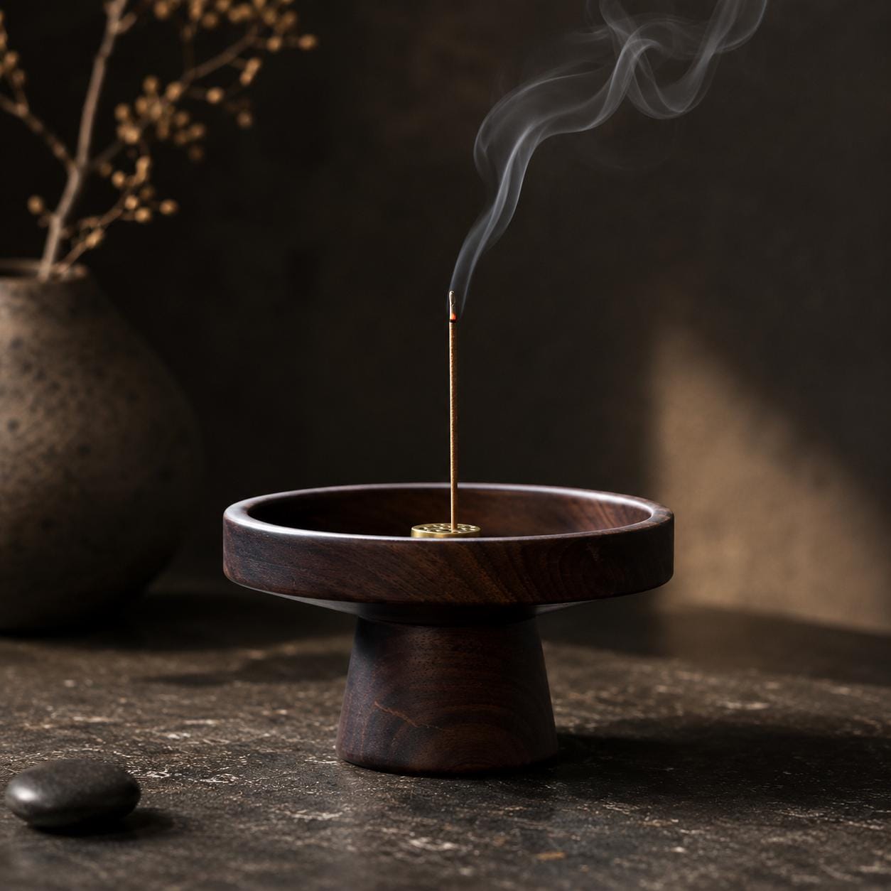 Handmade Ceramic Incense Holder - Japanese Incense Burner