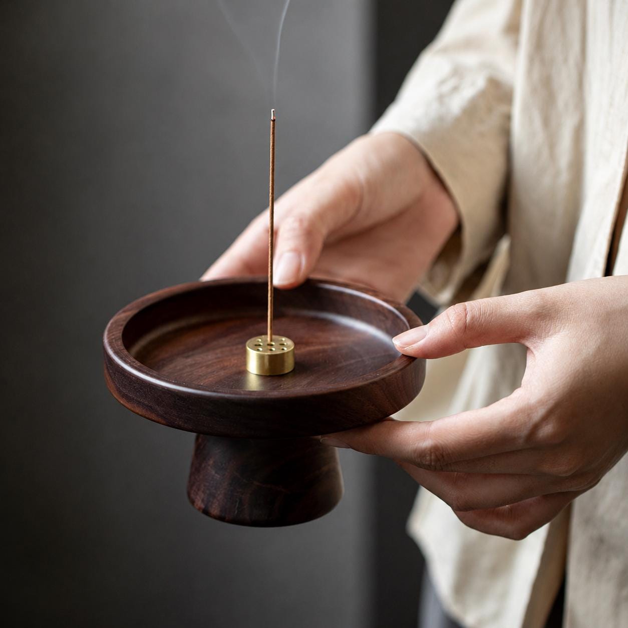 Handmade Ceramic Incense Holder - Japanese Incense Burner