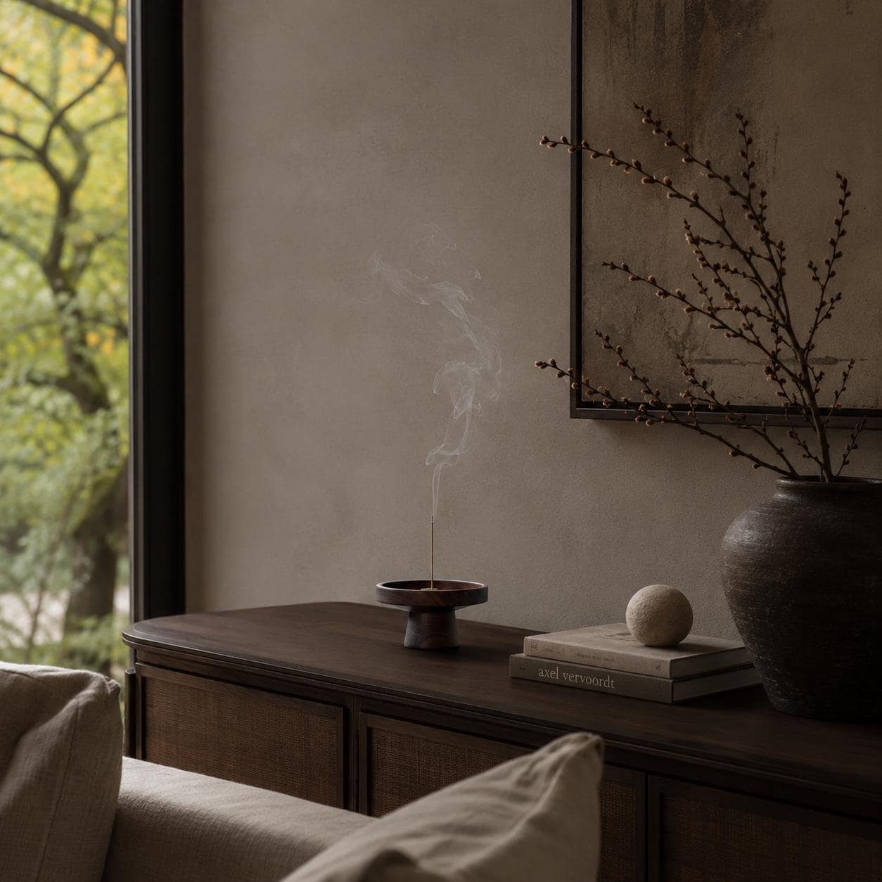 Handmade Ceramic Incense Holder - Japanese Incense Burner