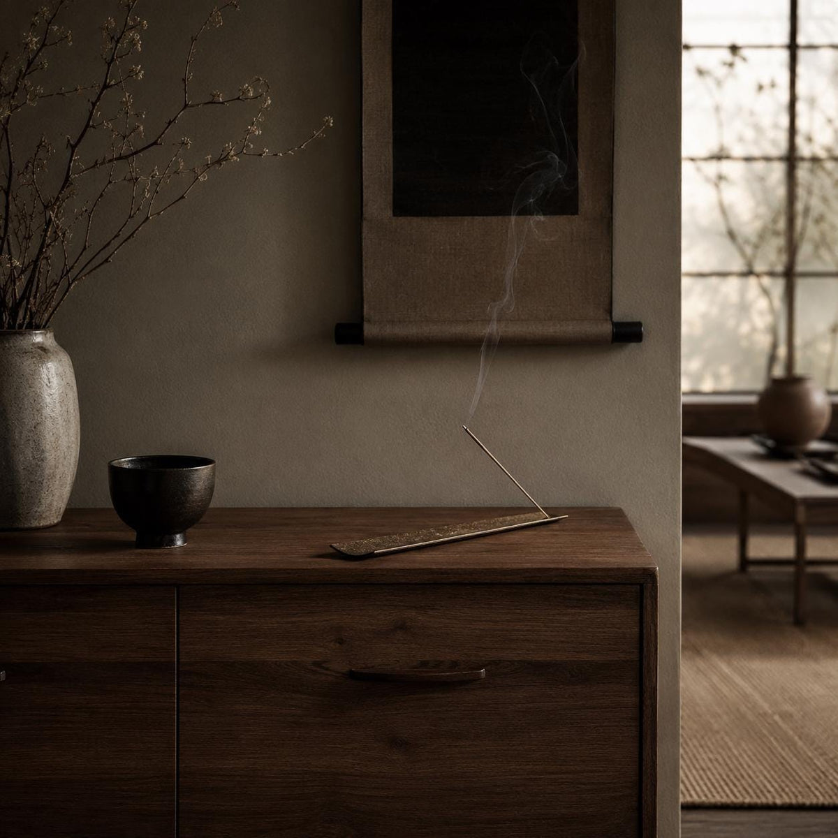 Rectangular Metal Incense Holder